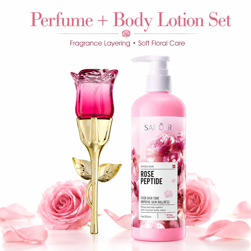 Perfume Fragrance Body Lotion - Ensemble de parfum et de lotion