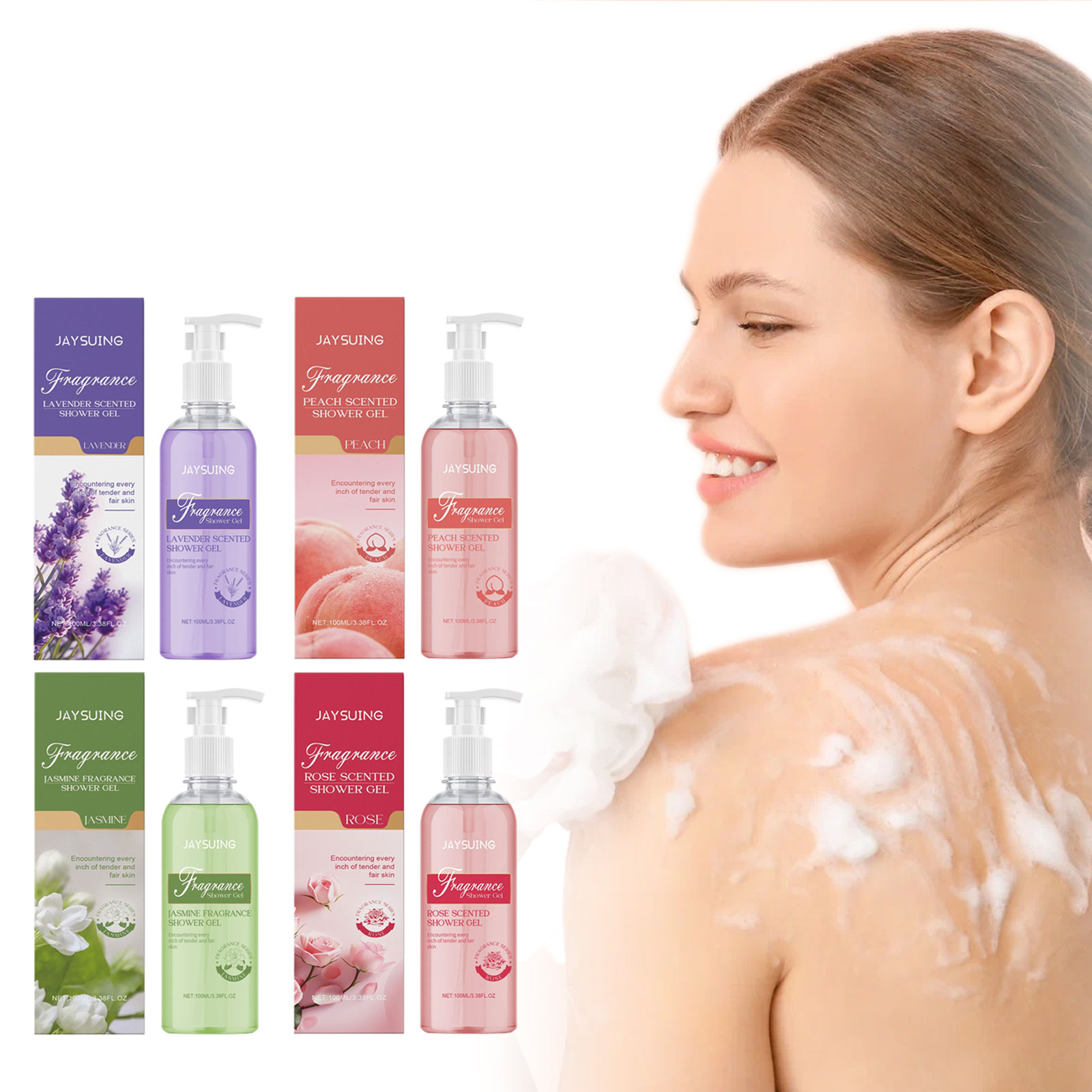 Perfume Fragrance Body Lotion - Gel douche parfumé, lavage du corps,