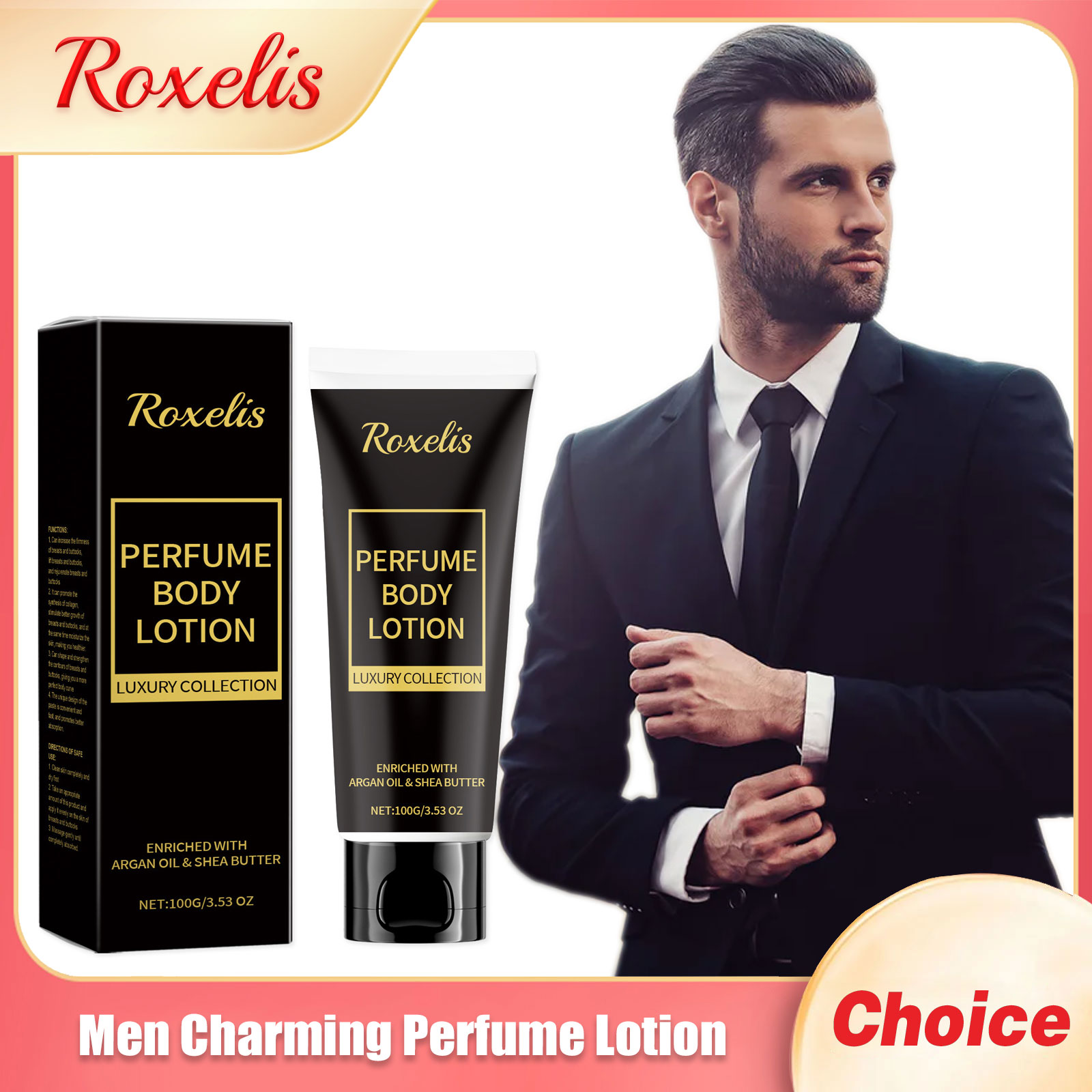 Baume parfumé pour homme, long - Perfume Fragrance Body Lotion avis et prix